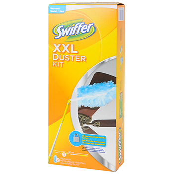 Swiffer duster kit xxl - 1 manche téléscopique + 2 plumeaux - Tous les  produits microfibres - Prixing