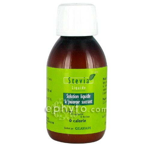Guayapi - denrée alimentaire - stevia reba98 liquide - 125 ml - Tous les  produits edulcorants - Prixing