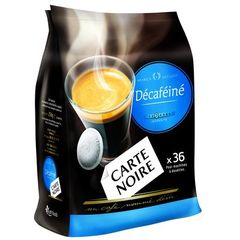 Dosettes cafe Carte Noire Decafeine x36 250g