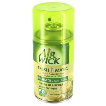 Air Wick Fresh Matic recharge jasmin fleurs blanches -250ml