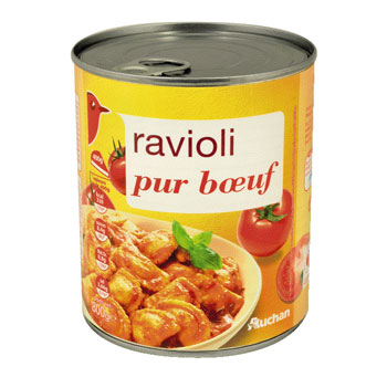 Auchan ravioli 800g - Tous les produits plats cuisinés en conserve