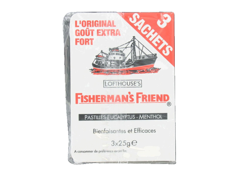Pastilles au menthol et eucalyptus FISHERMAN'S FRIEND, 3x25g