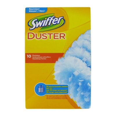 Recharges de plumeaux Swiffer Dusters multi-surfaces 10 unités 