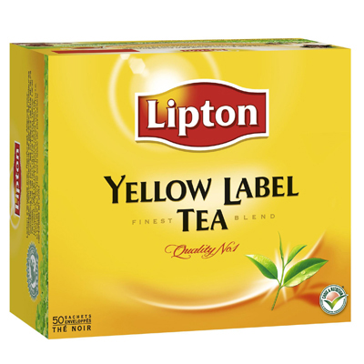 lipton tea la boite de 50 sachets (100g)