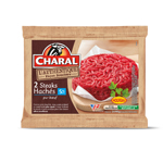 Charal Authentique steaks haches pur boeuf 5% 2x140g