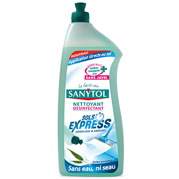 Desinfectant sol sanytol express 1l - Tous les produits entretien de la  maison - Prixing