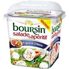 Boursin salade & aperitif figues & noix