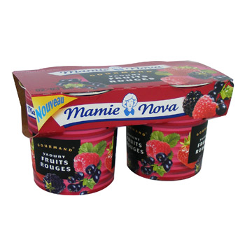 Mamie Nova Gourmand fruits rouges 2x150g