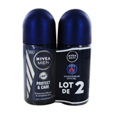 deodorant bille protect & care nivea for men 2x50ml