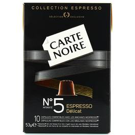 Carte Noire espresso intensité 5 -53g
