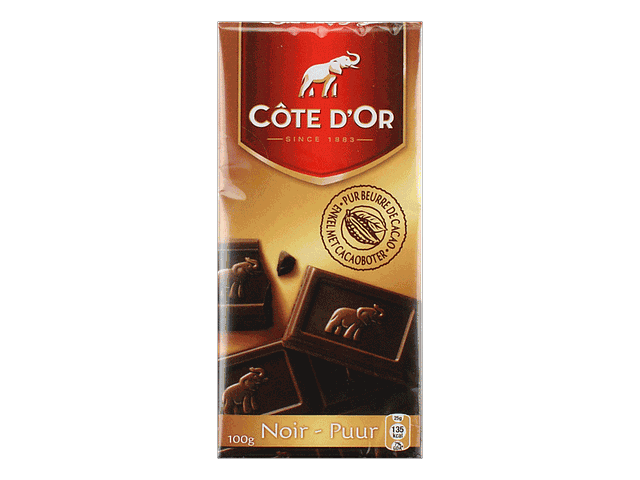 Chocolat noir - 3 tablettes Pur beurre de cacao.