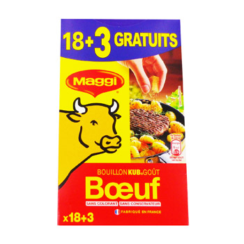 Maggi bouillon gout boeuf tablette x18 10,5l