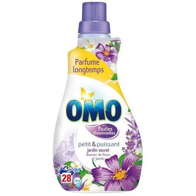 Omo, Tablette lessive pour 28 lavages douceur fleurs et jasmin , le pack de 56 tablettes