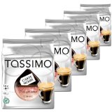 Tassimo Carte Noire Voluptuoso Classic, Rainforest Alliance Vérifié, Lot de 5, 5 x 16 T-Discs