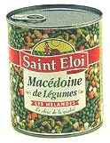 Macedoine de legumes, la boite, 850ml