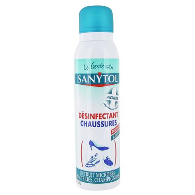 Sanytol desinfectant chaussures aerosol 150ml