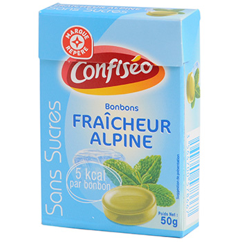 Bonbons Confiseo Fraicheur alpine 50g