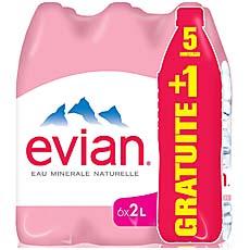Eau minerale naturelle Evian pack pet 5x2L
