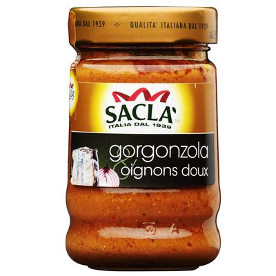 Sacla, Sauce Gorgonzola & Oignons doux, le pot de 190g