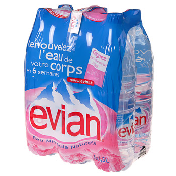 Evian eau minérale 6x1,5l