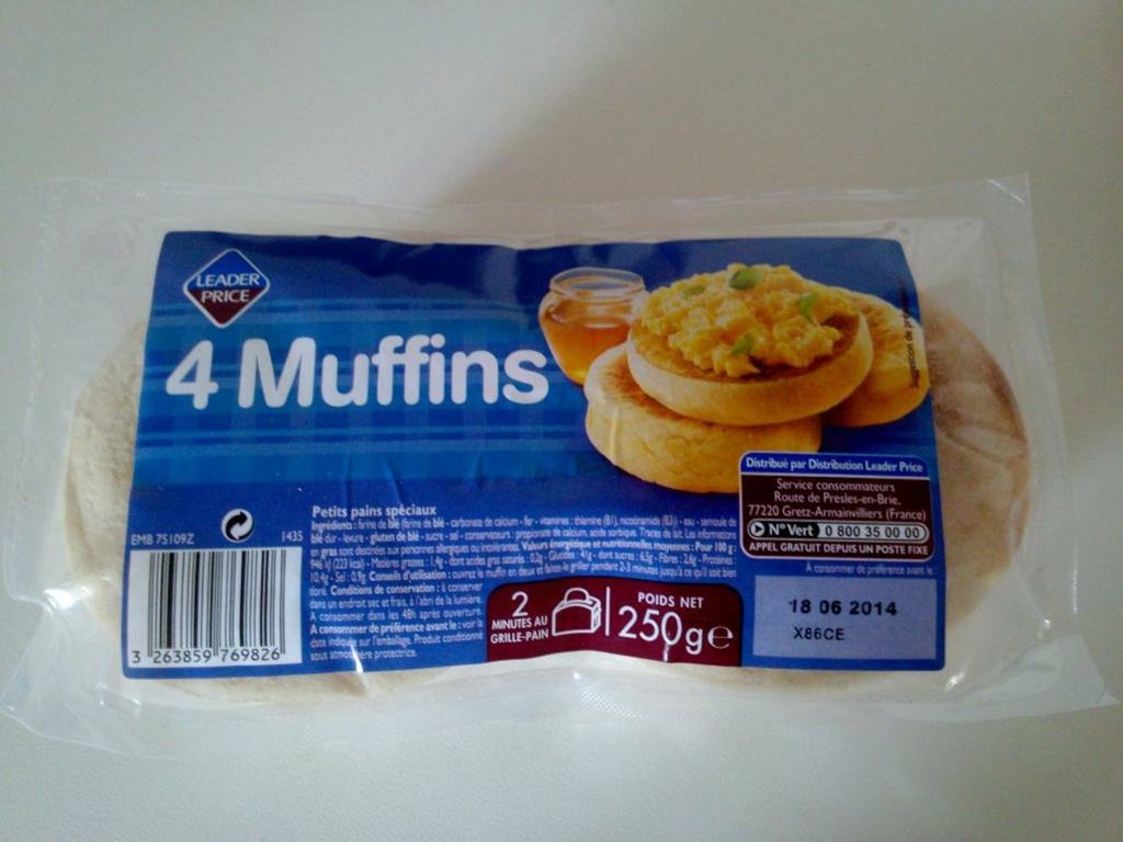 Muffins x4 250g