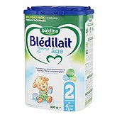 Lait Blédilait Blédina 2ème âge De 6 mois à 1an - 900g