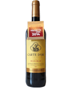 Madiran vin rouge Carte d'Or 2012 la bouteille de 75 cl