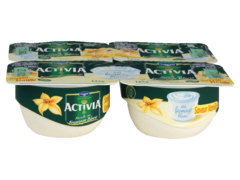 ACTIVIA Recette au Fromage Blanc saveur vanille, 2,9%MG, 4x125g