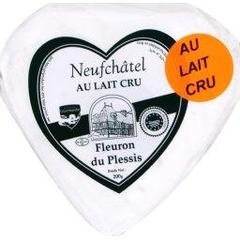 Fleuron du Plessis, Coeur Neufchatel AOC, au lait cru, le fromage de 200 gr