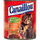 Aliment complet pour chat, en sauce mijotes, au lapin, au foie et aux legumes, la boite, 850ml