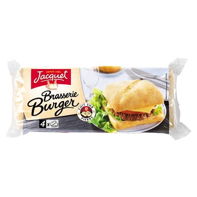 Brasserie burger JACQUET, 4 unites, 330g