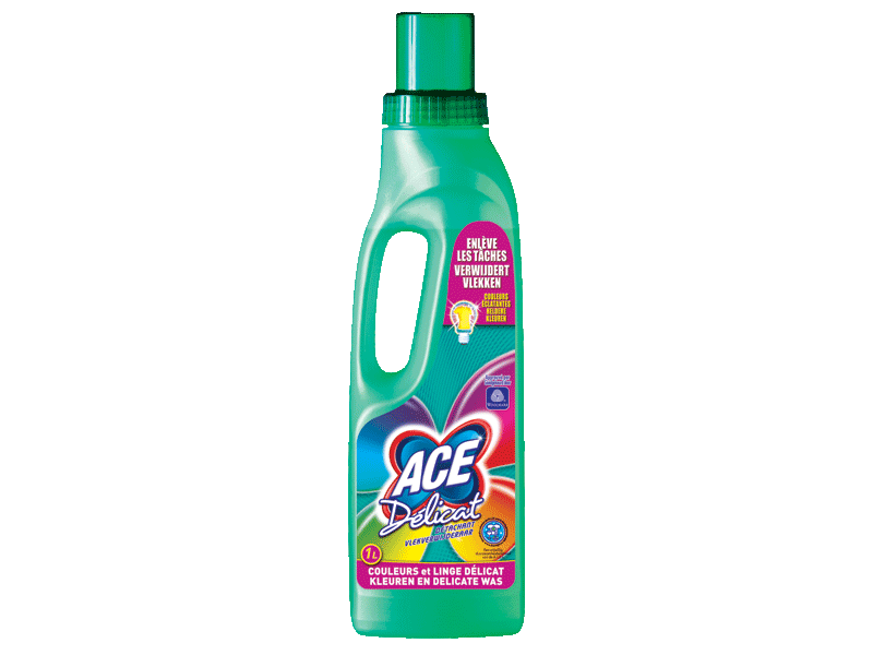 Ace, Delicat - Detachant liquide pour couleur & linge delicat, le flacon de 1l