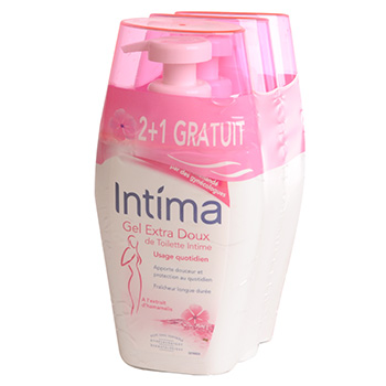 Promo Intima Gel de Toilette Intime chez Carrefour