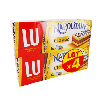 Biscuits Lu Napolitain Classic 4x180g