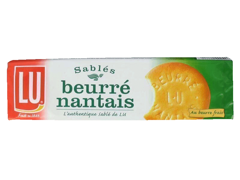Biscuits Beurres Nantais LU, 130g