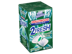 Chewing gum Hollywood 2 Fresh Menthe verte 10 Dragées x2 66g