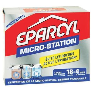 Eparcyl, Activateur micro station, la boite de 18 sachets