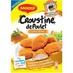 Maggi, Croustine de poulet curry doux, le sachet de 80 g