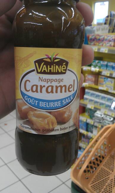 Nappage Caramel goût beurre salé, Nappage Tarte