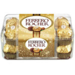 FERRERO Rocher Fines gaufrettes chocolat lait et noisettes 16 pièces 200g  pas cher 