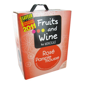 Fruits and wine rosé pamplemousse 3 litres 7.3% Vol.