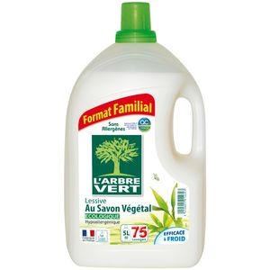 Lessive liquide au savon végétal