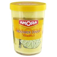 Moutarde douce Amora, verre de 190g