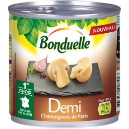 Bonduelle, Demi champignons de Paris, la boite de 230 g net égoutté