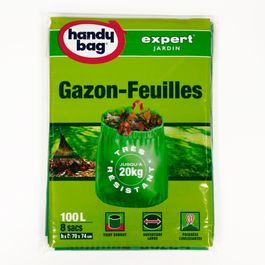 Handy-Bag Expert - 3557880352301 - Sacs à Gazon Feuilles - 100 L - x 8