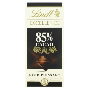 Lindt Tablette de chocolat noir 85% cacao 100 g