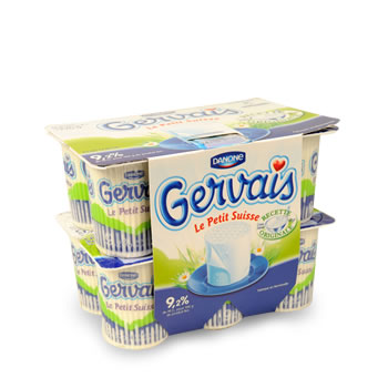 Petit suisse 40%mg gervais - Tous les produits yaourts natures