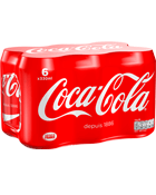 Coca-Cola classic boîtes 6x33cl
