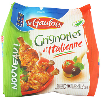 Grignottes de poulet a l'Italienne LE GAULOIS, 250g