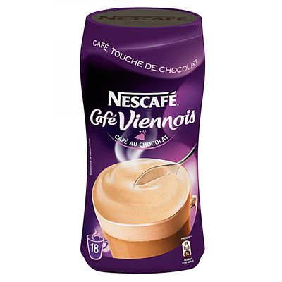 NESCAFE Café viennois soluble 18 tasses 306g pas cher 